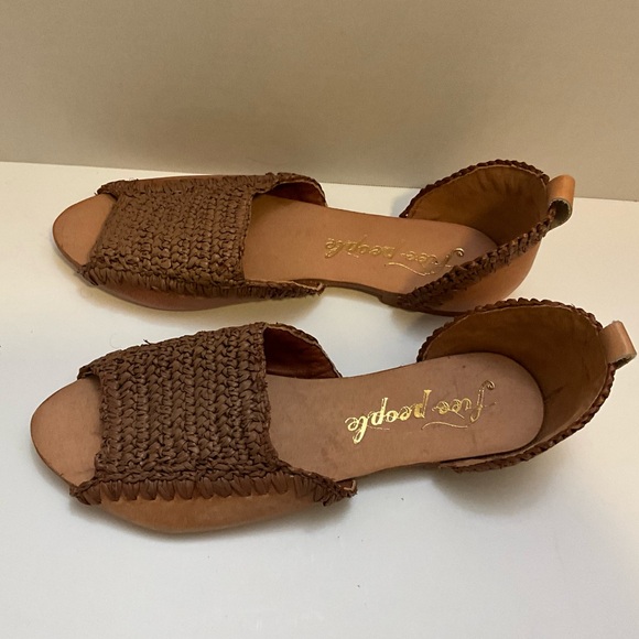 Free People Beaumont woven flat sandals 39 - Picture 4 of 11